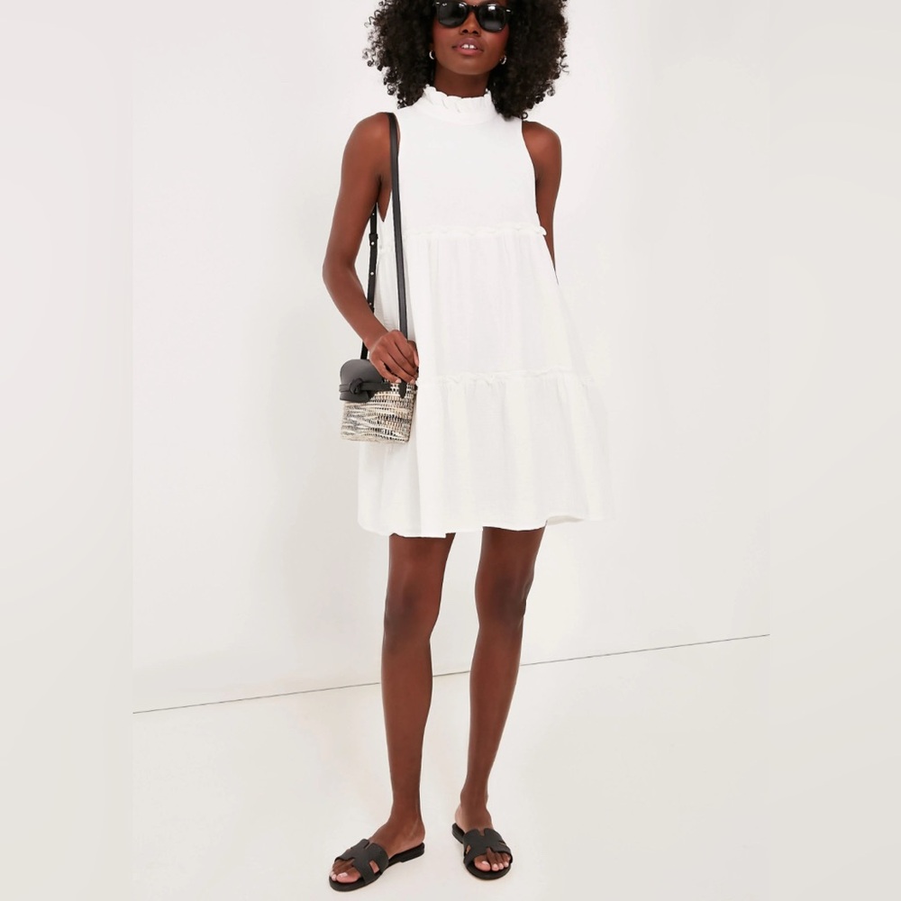 Pomander Place White Mini Dress